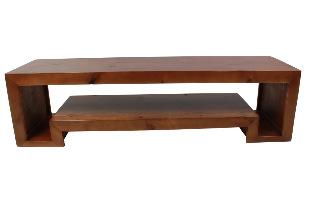 طاولة تلفزيون خشب سويدي طبيعي