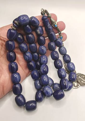 Luxury Modern Cast Faturan Misbaha Box Shape 45 Beads 77g