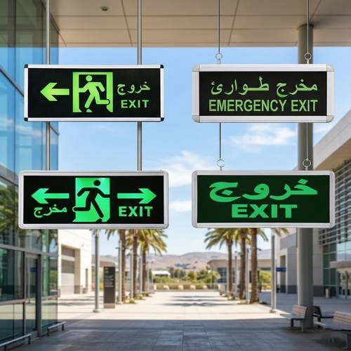 لوحة مخرج طوارئ LED 