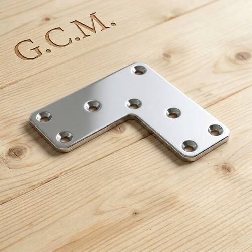 Flat L Bracket Reinforcement Plate