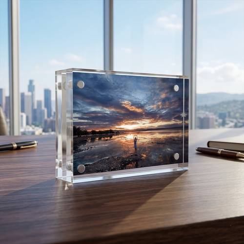 Magnetic Acrylic Photo and Sign Holder (23x17 cm)