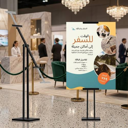 استاند لوحات إعلانية قابل للتعديل