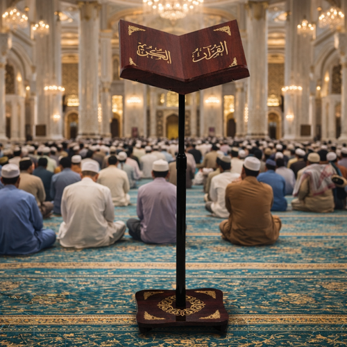 ستاند قرآن | القابل للتعديل مع عجلات