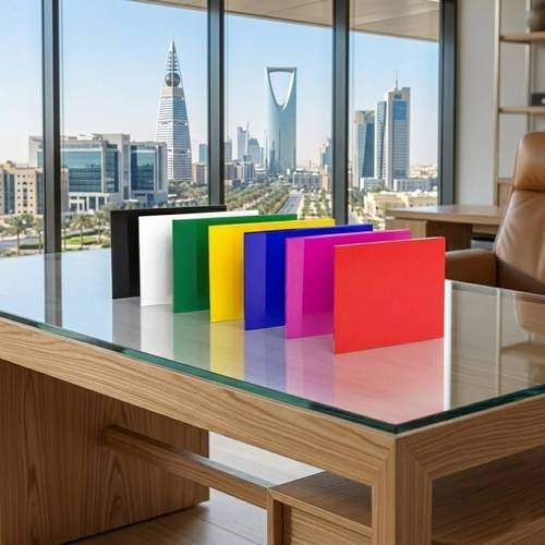 Premium Colored Acrylic Plastic Sheet - Multi-Color Display Board