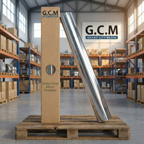 ستيكر فضي مرايا قابل لطباعة UV - رولات فينيل G.C.M