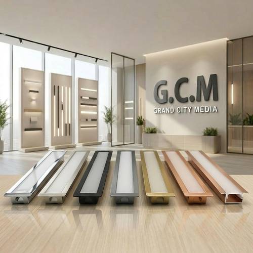 LED Aluminum Profile - 3M Linear Lighting Channel for LED Strips