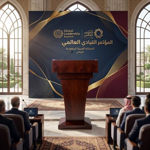 Classic Wooden Podium Stand for Conferences