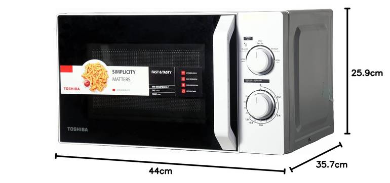 MICROWAVE TOSHIBA -MM-MM20P(WH) 20L