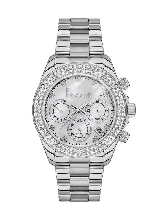 FREELOOK CHARMANT WOMENS STAINLESS STEEL STRAP WATCH - FL.1.10408-1