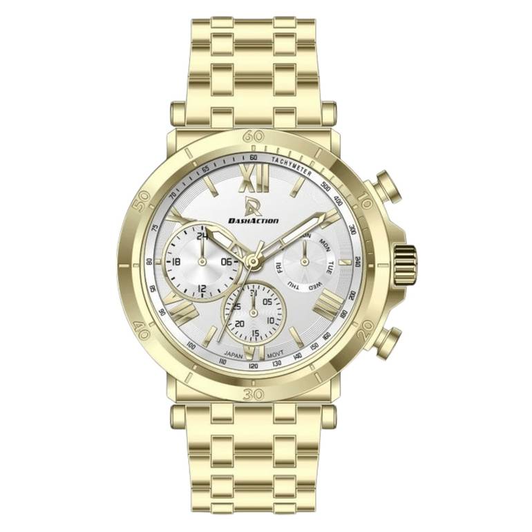 DASH ACTION WATCH FOR MENÂ€™S STAINLESS STEEL ANALOG WATCHÂ€“D1934-G