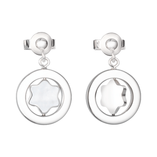 MONTBLANC ORECCHINI ARGENTO 925 STAR COLLECTION EARRINGS 36647