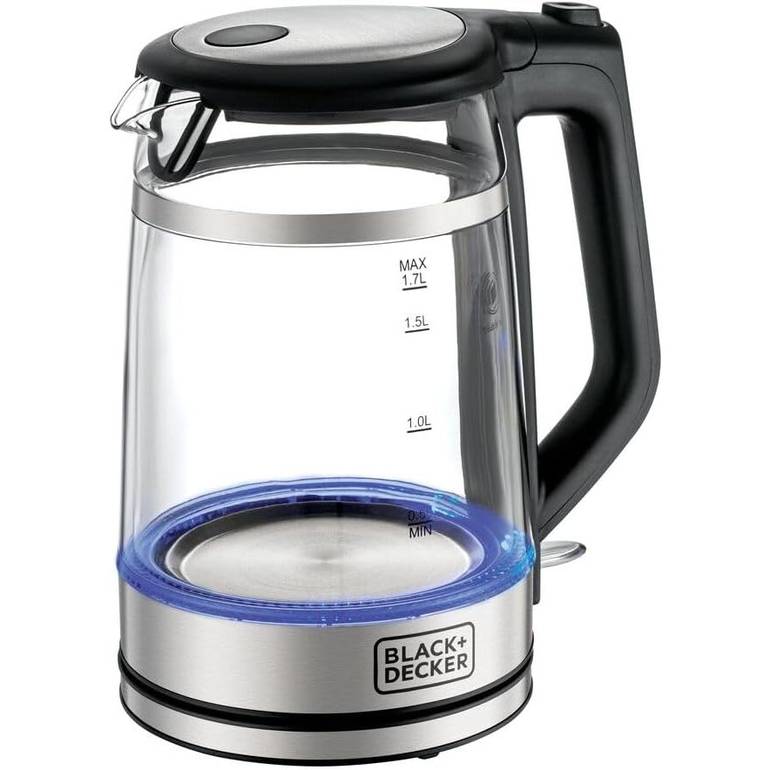 BLACK & DECKER GLASS KETTLE DOUBLE WALL 1.7L 2200W - GK220-B5