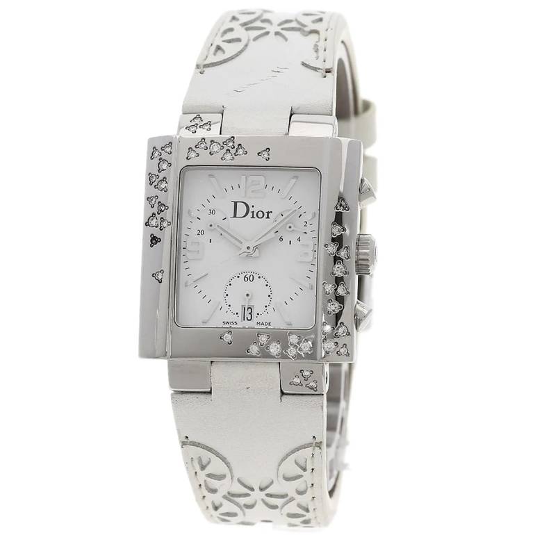 Christian Dior D81-101 Riva Watch With Diamond Bezel