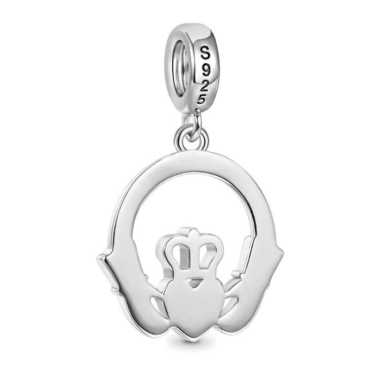 Gnoce Claddagh Pendant Dangle Charm
