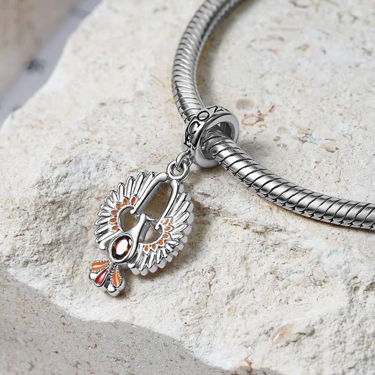 Gnoce Phoenix Pendant Dangle Charm
