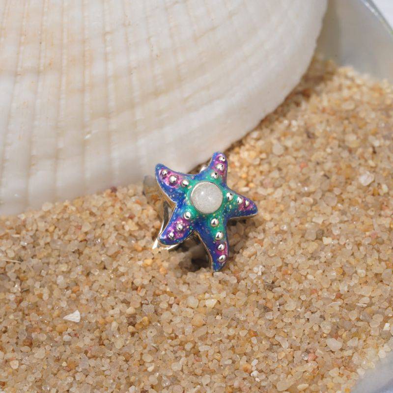 Gnoce Summer Ocean Glow-in-the-Dark Starfish Charm