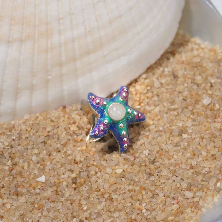 Gnoce Summer Ocean Glow-in-the-Dark Starfish Charm