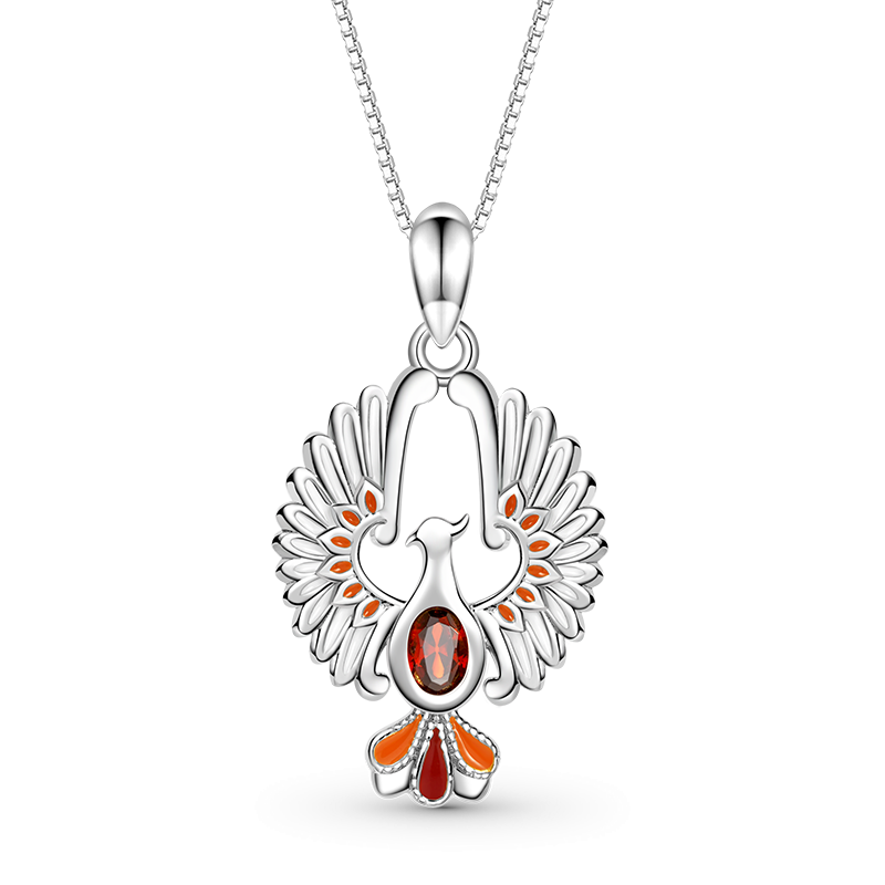 Gnoce Sparkling Phoenix Necklaces