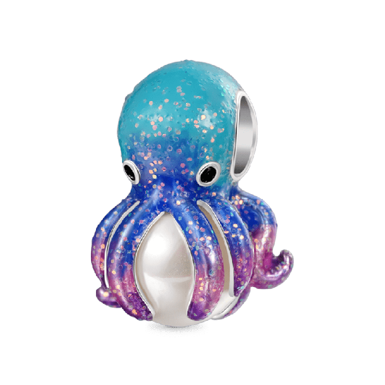 Gnoce Deep Sea Octopus Pearl Charm
