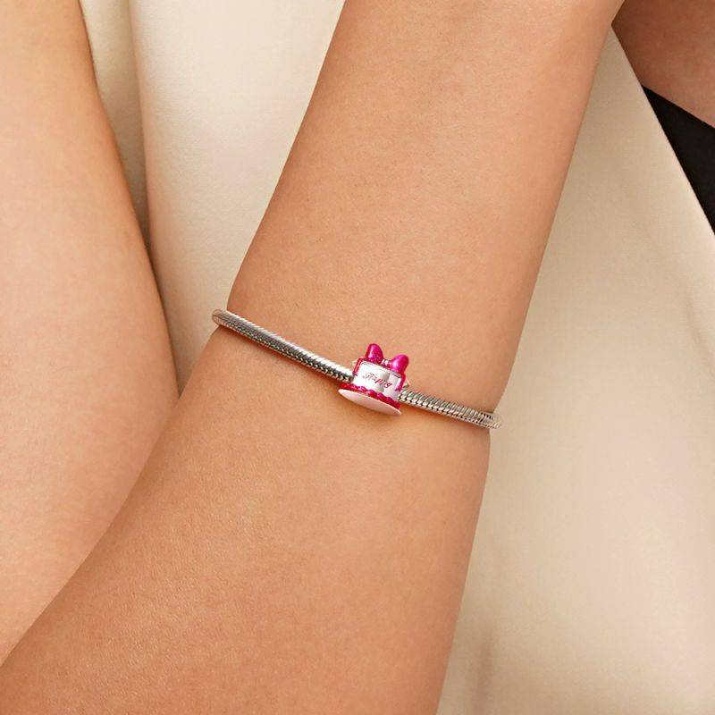 Gnoce Pink Birthday Cake Charm