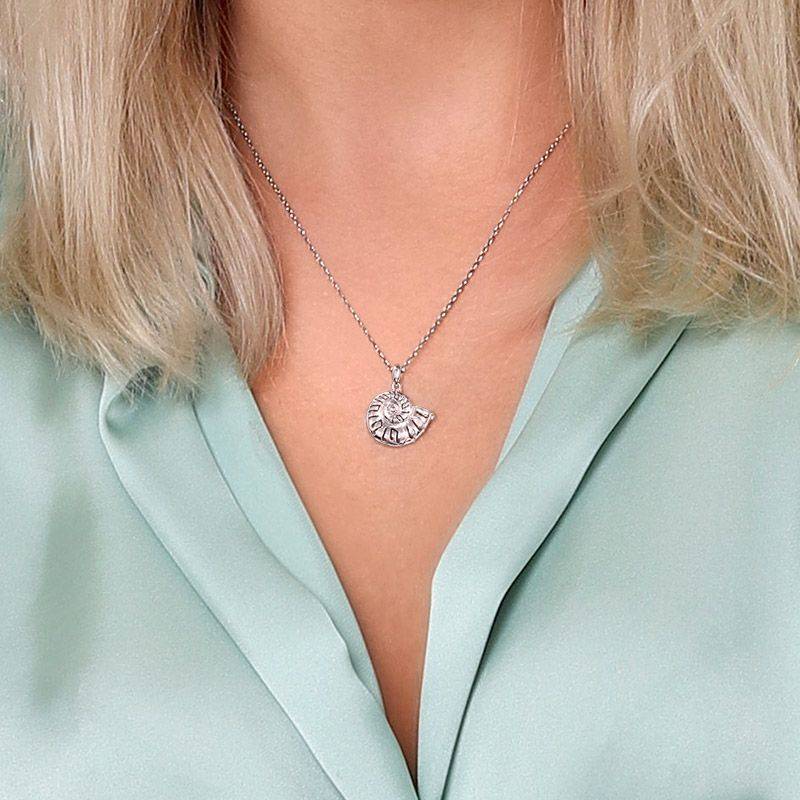 Conch Musical Note Necklaces 925 Sterling Silver