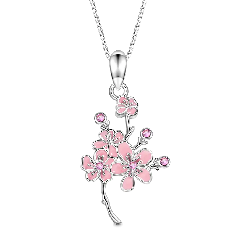 Gnoce Cherry Blossoms Necklaces