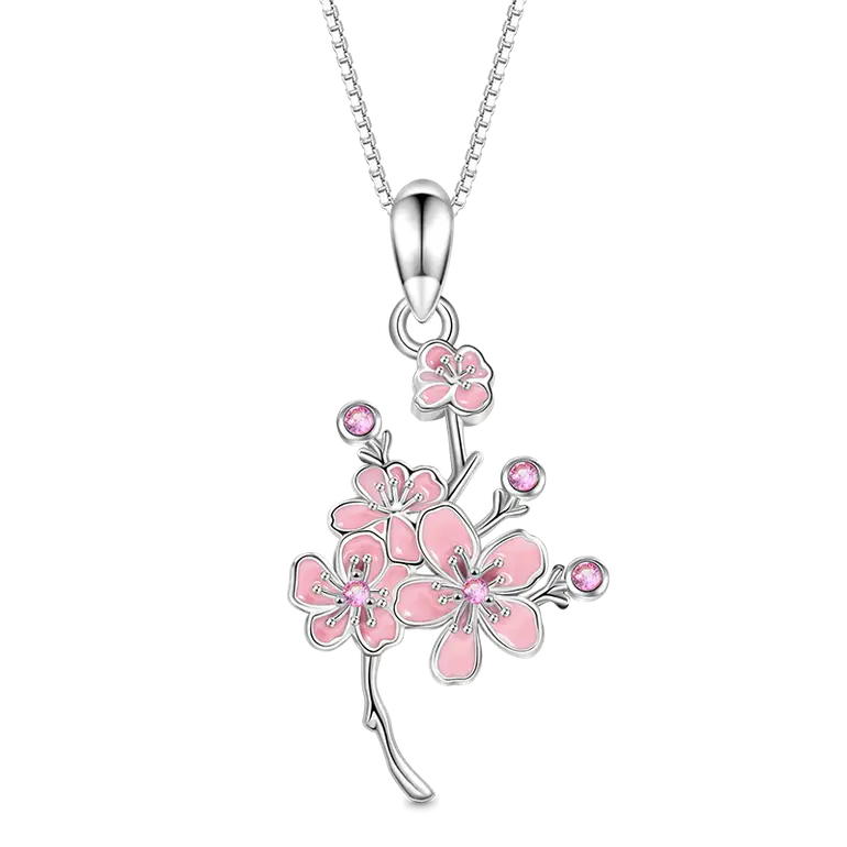 Gnoce Cherry Blossoms Necklaces