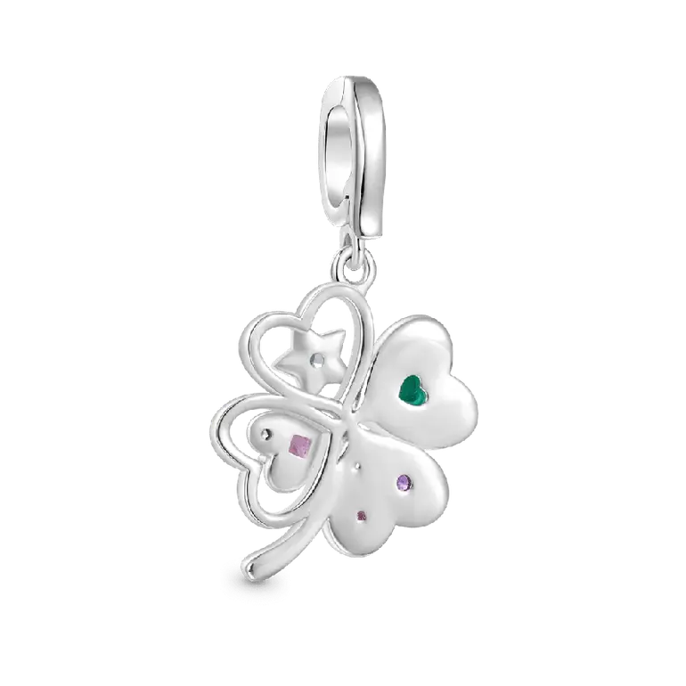 Gnoce Four Leaf Clover Clasp Clusters Charm