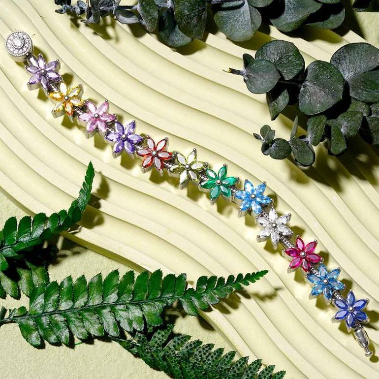 Gnoce Snowflake Birthstone Charm