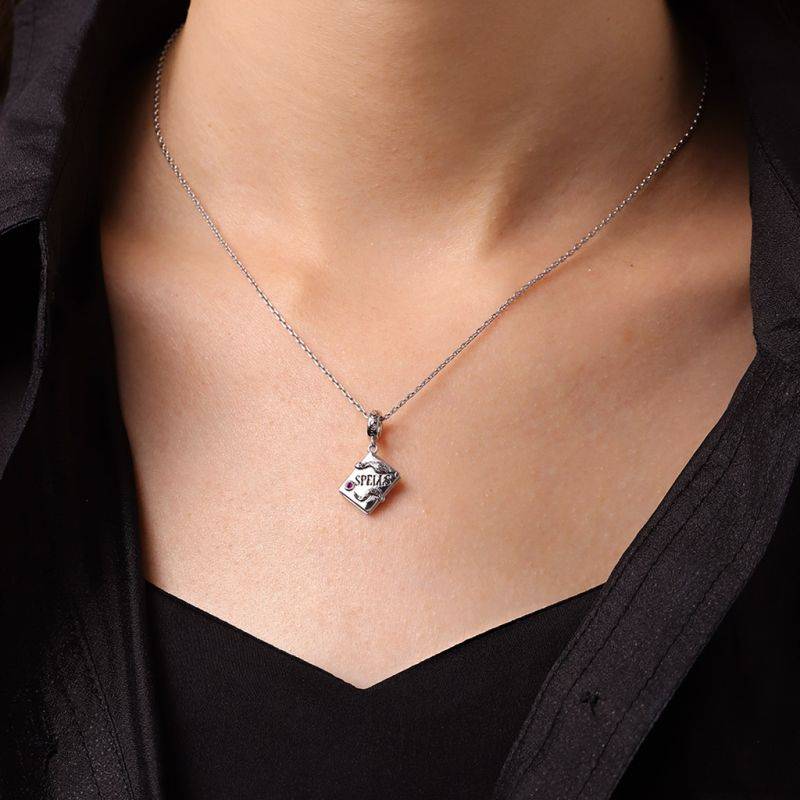 Gnoce 'Expecto Patronum' Magic Spell Book Pendant Dangle Charm