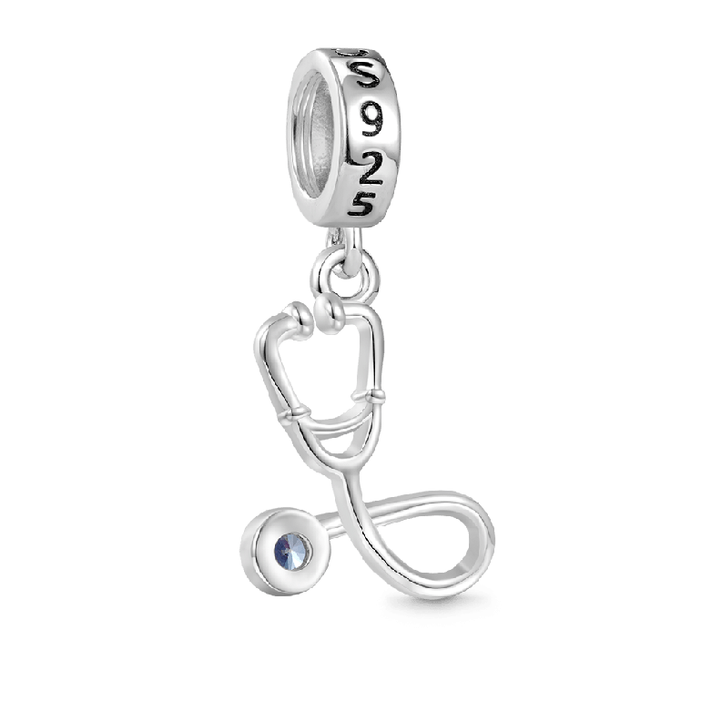 Gnoce Stethoscope Pendant Dangle Charm