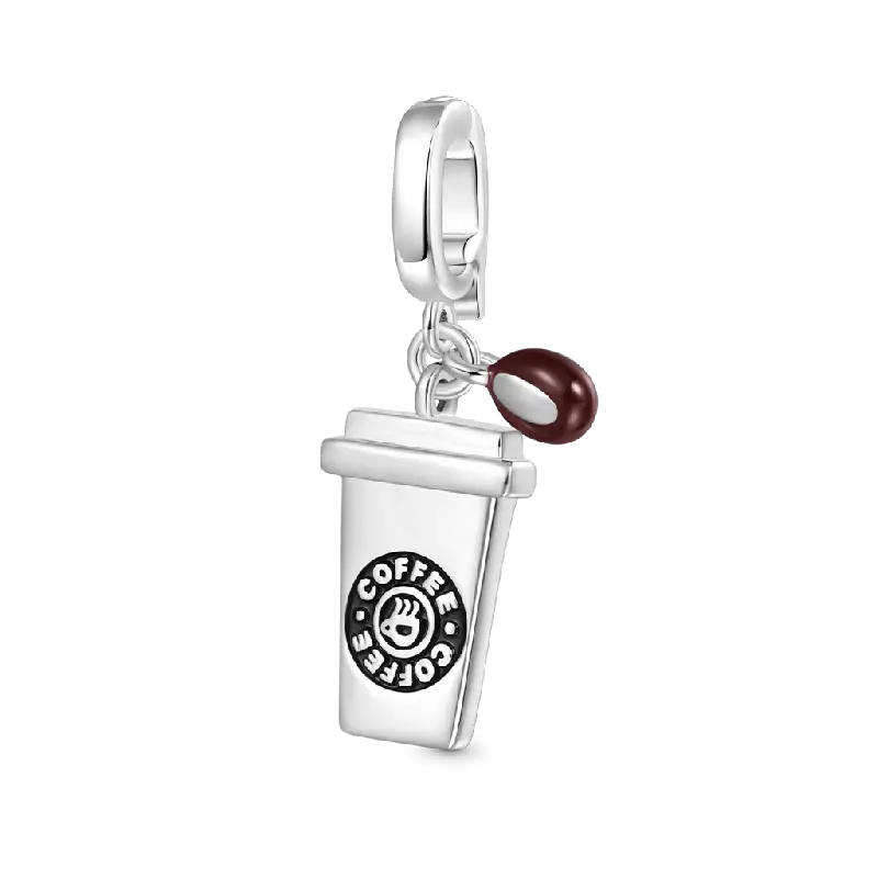 Gnoce Coffee Cup Clasp Clusters Charm