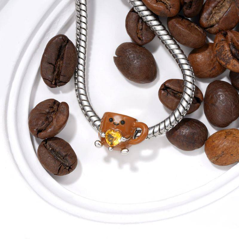 Gnoce Engravable Coffee Cup Embraces Love Charm