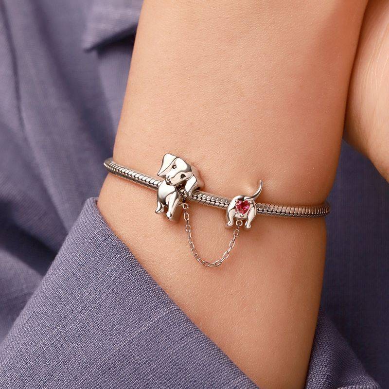 Gnoce Lively Dachshund Combination Charm