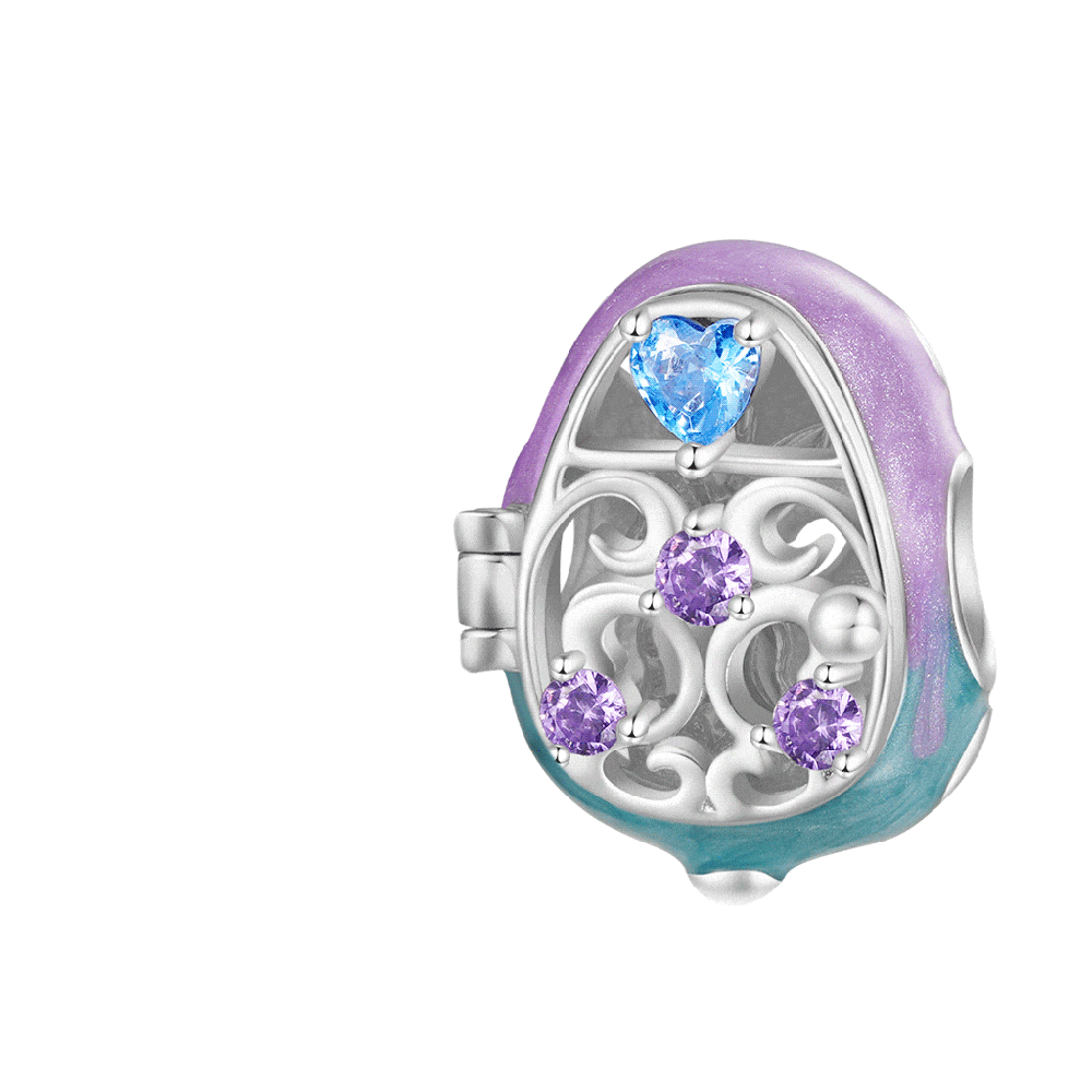 Gnoce Openable Easter Egg Bunny Charm