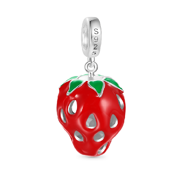 Gnoce Cute Red Strawberry Incense Pendant Dangle Charm