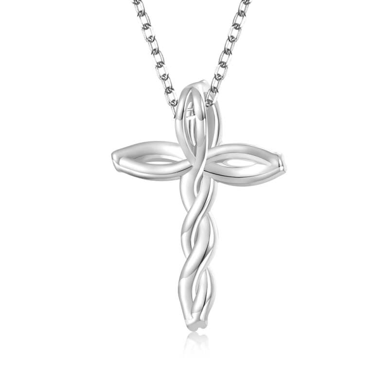 Gnoce Retro Diamonds Cross Necklaces