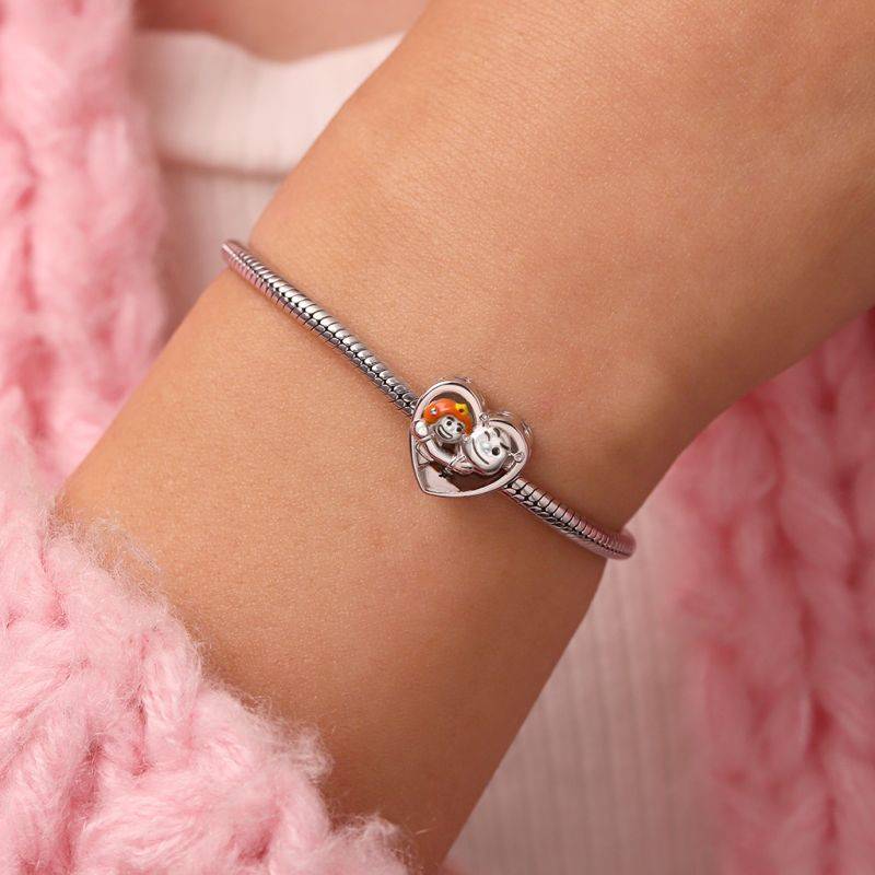 Gnoce Shrek & Fiona Heart Charm