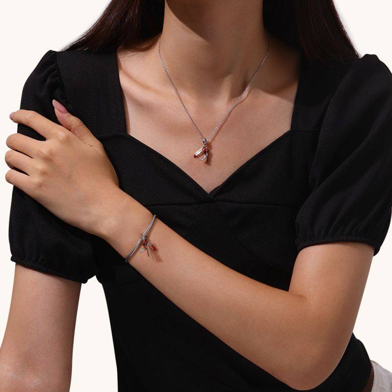 Gnoce Dangerous SAW Severed Leg Pendant Dangle Charm