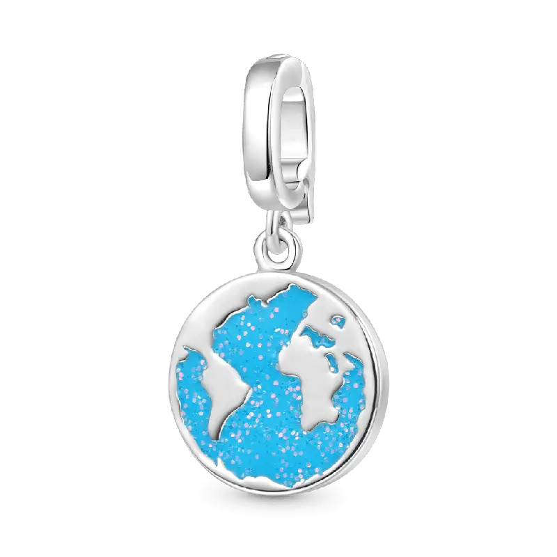 Gnoce Blue Earth Clasp Clusters Charm
