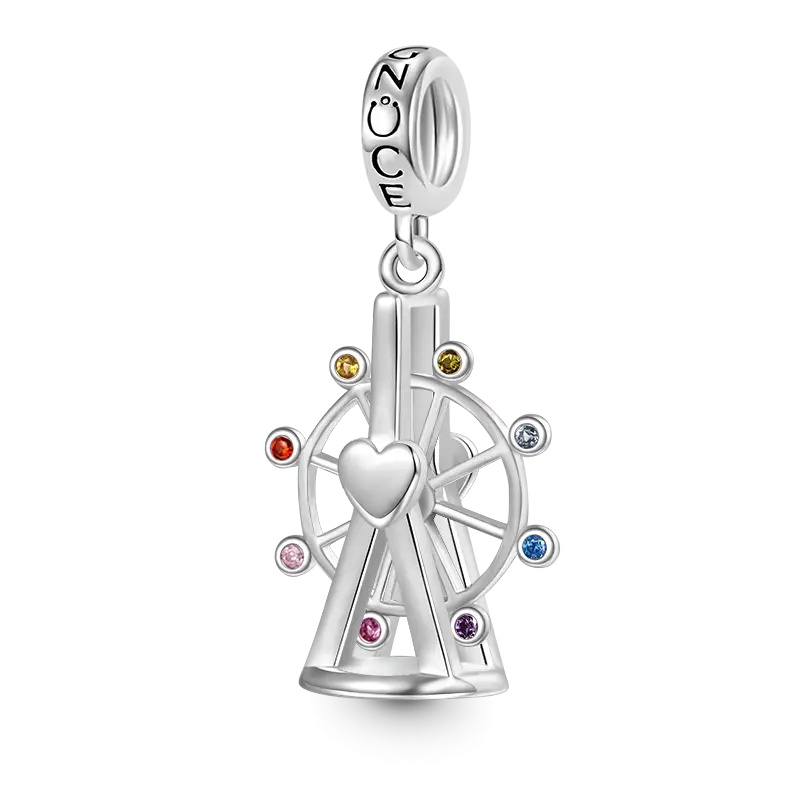 Gnoce Best Moment Ferris Wheel Pendant Dangle Cham