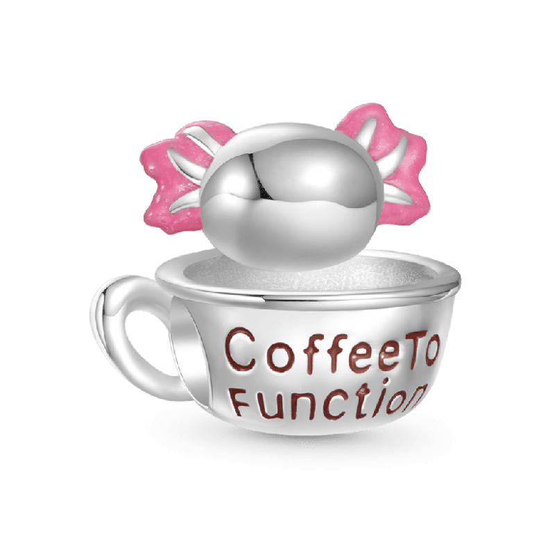 Gnoce 'I Need Alotl Coffee To Function' Coffee Cup Charm