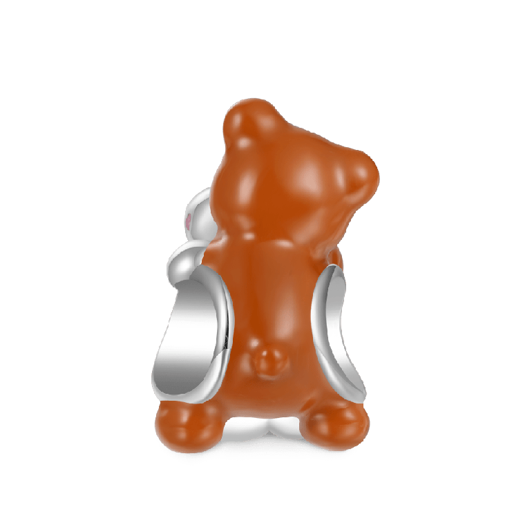 Gnoce Little Bear Hugs Bunny Friendship Charm