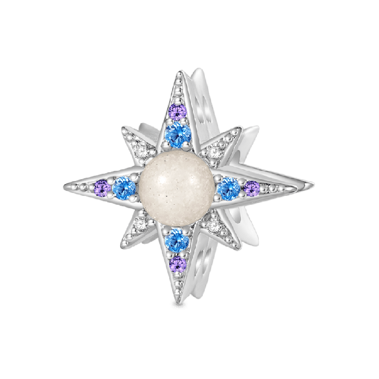 Gnoce Sparkling Glow-in-the-Dark Star Charm