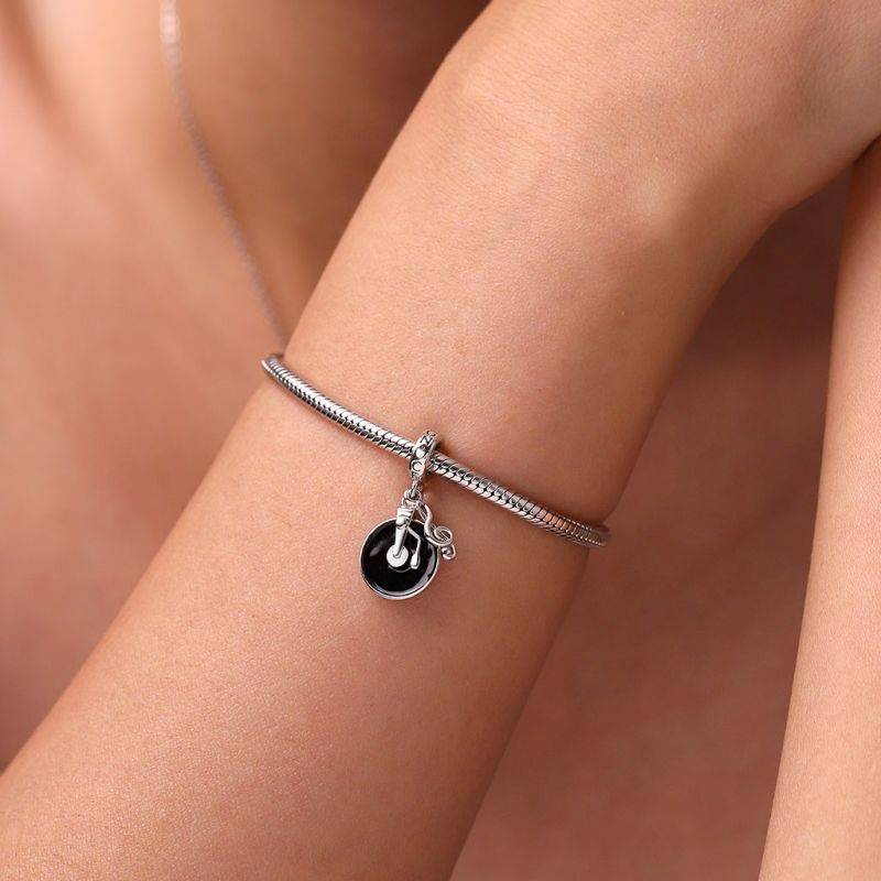 Gnoce Vintage Vinyl Disc Music Pendant Dangle Charm