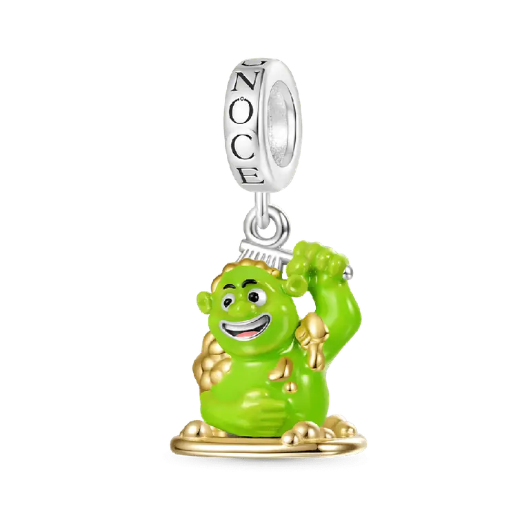Gnoce Shrek Enjoy Delightful Bath Pendant Dangle Charm