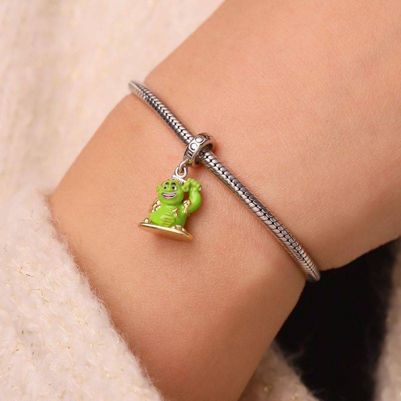 Gnoce Shrek Enjoy Delightful Bath Pendant Dangle Charm