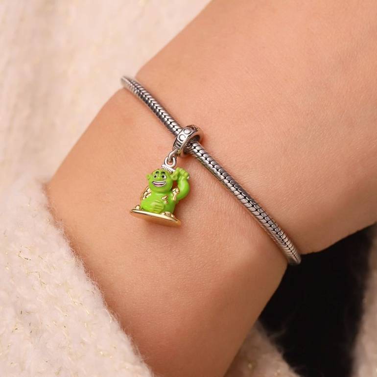Gnoce Shrek Enjoy Delightful Bath Pendant Dangle Charm