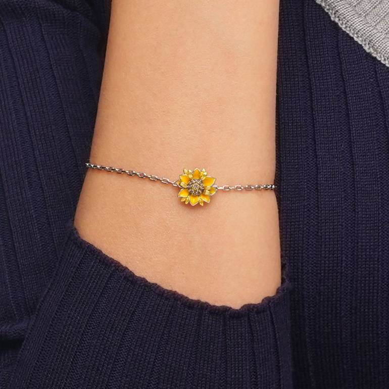Gnoce Adjustable Sunflower Bracelets
