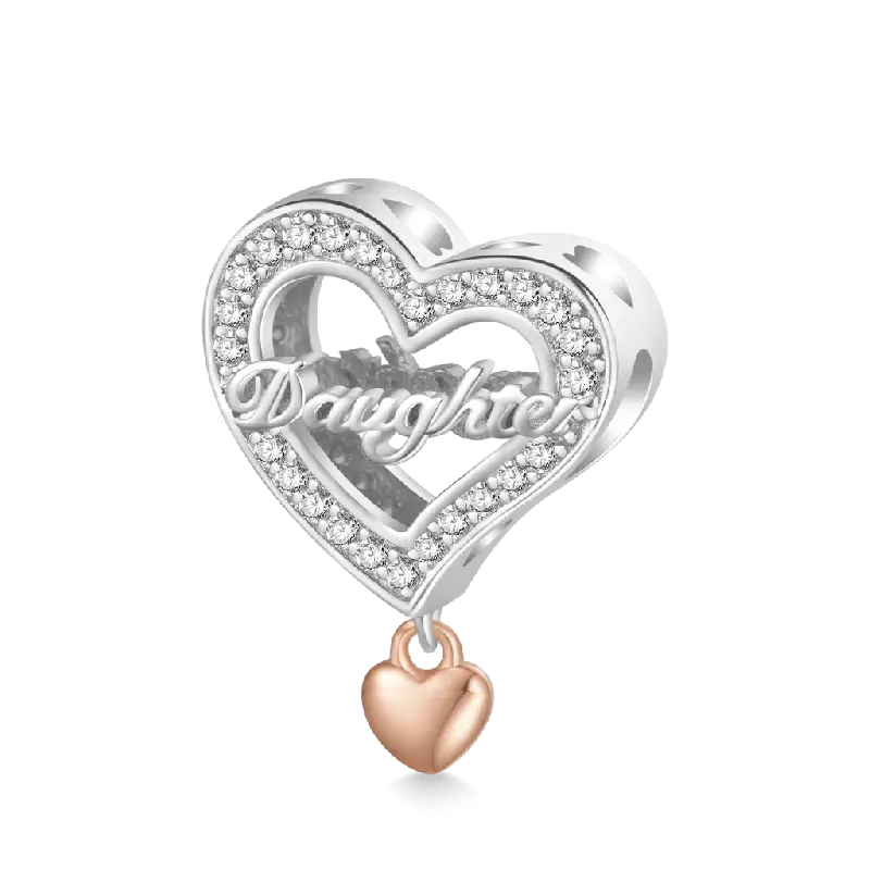 Gnoce Daughter's Heart Charm